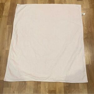 Piccolo Bambino Pink Baby Blanket Throw Lovey Soft Touch Square